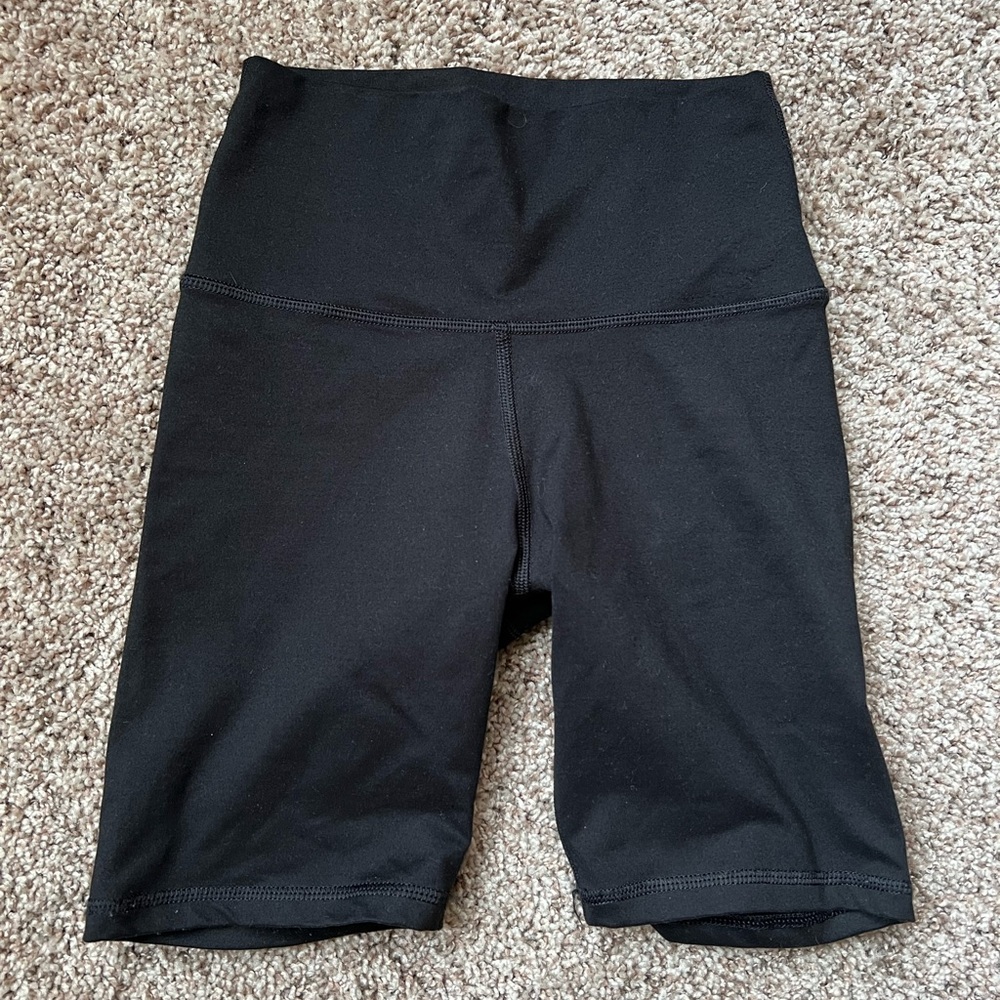 Aerie Chill Play Move Bike Short 7” Black XXS